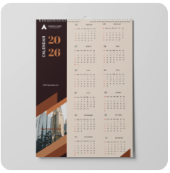 Wall Calendar (Top Binding)