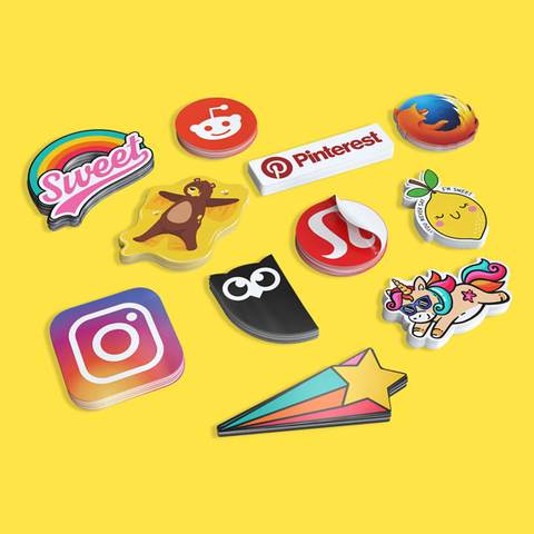 Custom Shape Stickers